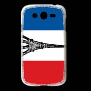 Coque Samsung Galaxy Grand Drapeau français et Tour Eiffel
