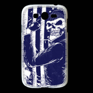 Coque Samsung Galaxy Grand Tête de mort Biker USA