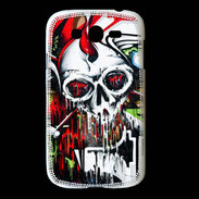 Coque Samsung Galaxy Grand Tête de mort Graffiti couleur