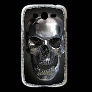 Coque Samsung Galaxy Grand Tête de mort en métal