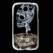 Coque Samsung Galaxy Grand Tête de mort cendrier