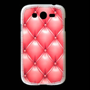 Coque Samsung Galaxy Grand Capitonnage Rose