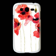 Coque Samsung Galaxy Grand Dessin de coquelicot