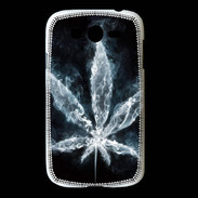 Coque Samsung Galaxy Grand Feuille de cannabis en fumée