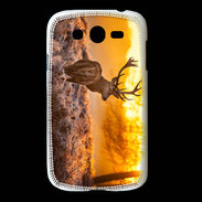 Coque Samsung Galaxy Grand Cerf au levé du soleil
