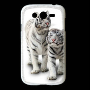 Coque Samsung Galaxy Grand Tigre blanc