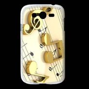 Coque Samsung Galaxy Grand Portée de notes en or
