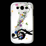 Coque Samsung Galaxy Grand Farandole de notes de musique 1
