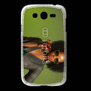 Coque Samsung Galaxy Grand Femme metisse noire 3