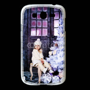 Coque Samsung Galaxy Grand Sapin de Noël et petite fille