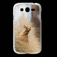 Coque Samsung Galaxy Grand Renard paysage hiver