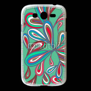 Coque Samsung Galaxy Grand Fond Hippie en vert 