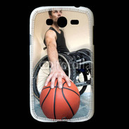 Coque Samsung Galaxy Grand Joueur de basket en fauteuil