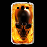 Coque Samsung Galaxy Grand crâne en feu