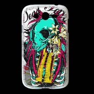 Coque Samsung Galaxy Grand Tête de Mort Dead Serious