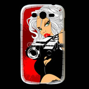 Coque Samsung Galaxy Grand Femme blonde tueuse 50