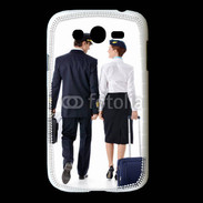 Coque Samsung Galaxy Grand Commandant de bord et hôtesse de l'air