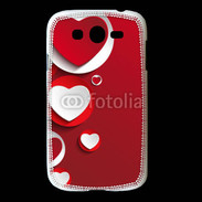 Coque Samsung Galaxy Grand Cœur en porcelaine