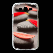 Coque Samsung Galaxy Grand Galet et pétales
