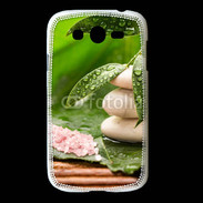 Coque Samsung Galaxy Grand Galet et feuilles mouillées