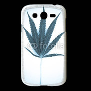 Coque Samsung Galaxy Grand Marijuana en bleu et blanc