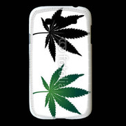 Coque Samsung Galaxy Grand Double feuilles de cannabis