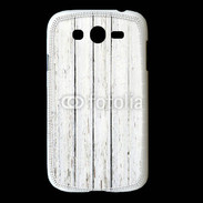 Coque Samsung Galaxy Grand Aspect bois blanc vieilli