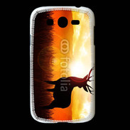 Coque Samsung Galaxy Grand Silhouette d'un cerf 5