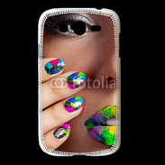 Coque Samsung Galaxy Grand Bouche et ongles multicouleurs 5