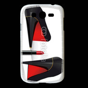 Coque Samsung Galaxy Grand Escarpins et tube de rouge à lèvres