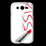 Coque Samsung Galaxy Grand Kiss avec rouge à lèvres