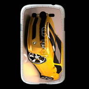 Coque Samsung Galaxy Grand Belle voiture jaune et noire