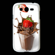 Coque Samsung Galaxy Grand Fraise et chocolat