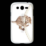 Coque Samsung Galaxy Grand Chaton sur une corde
