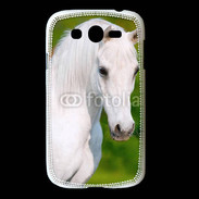 Coque Samsung Galaxy Grand Portrait cheval blanc 10
