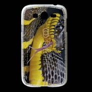 Coque Samsung Galaxy Grand Serpent noir et jaune