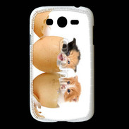 Coque Samsung Galaxy Grand Chaton dans des coquilles d'oeuf