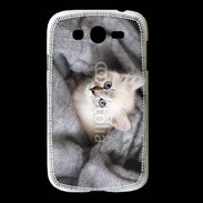 Coque Samsung Galaxy Grand Chaton aux yeux bleus 10