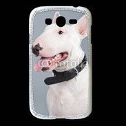 Coque Samsung Galaxy Grand Portrait de Bull terrier blanc 5