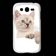 Coque Samsung Galaxy Grand Petit chaton en portrait