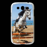 Coque Samsung Galaxy Grand Saut d'obstacle à cheval 100