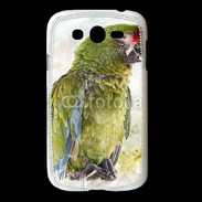 Coque Samsung Galaxy Grand Perroquet en aquarelle