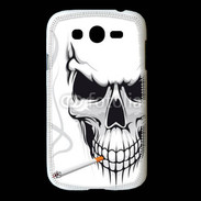 Coque Samsung Galaxy Grand Tête de mort fumeur