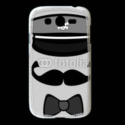 Coque Samsung Galaxy Grand Moustache et casquette tête de mort