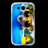 Coque Samsung Galaxy Grand Chien à la piscine 5
