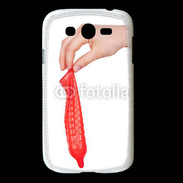 Coque Samsung Galaxy Grand préservatif rouge