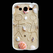 Coque Samsung Galaxy Grand Toi et moi sur la plage
