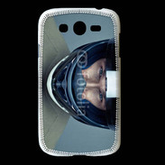 Coque Samsung Galaxy Grand homme avec casque de moto