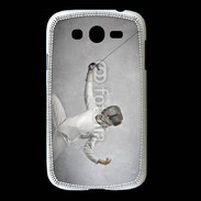 Coque Samsung Galaxy Grand Escrime noir et blanc