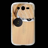 Coque Samsung Galaxy Grand Squash raquette et balle